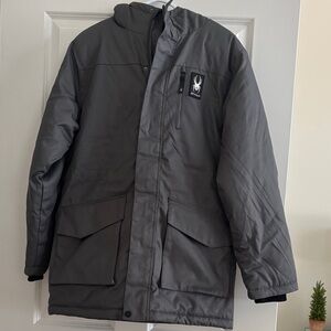 SPYDER MEN'S PARKA JACKET, POLAR